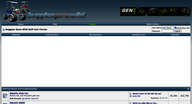 Access Buggiesgonewild Buggies Gone Wild Golf Cart Forum Buggiesgonewild Screenshot