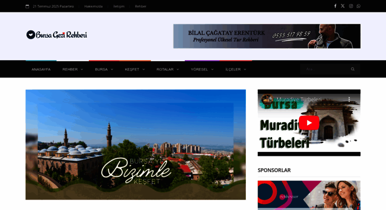 Bursa Gezi Rehberi Bursa Gezi Plani Bursa Hakkinda