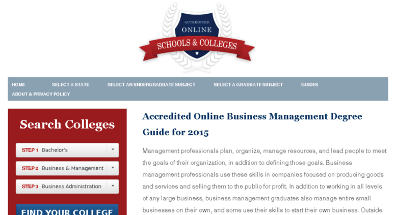 Access Accredited Online Business