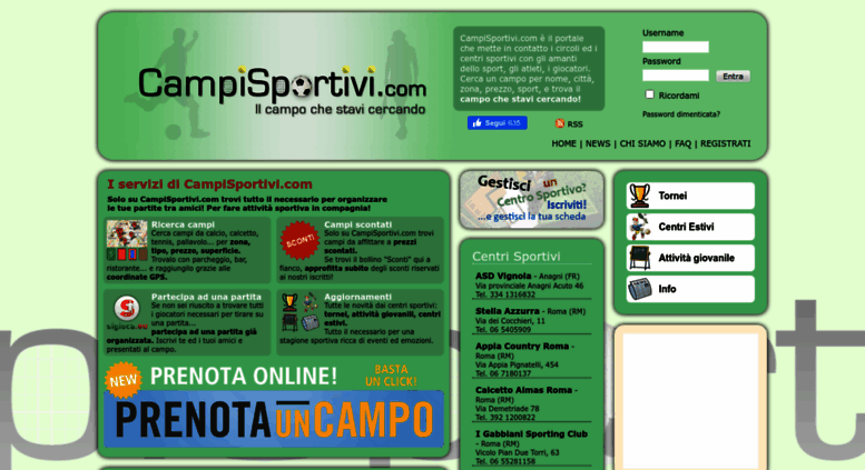 Campi Da Tennis Roma.Access Campisportivi Com Campisportivi Com Campi Di Tennis Calcio Calcetto E Altro A Roma Milano Napoli Prenotazione