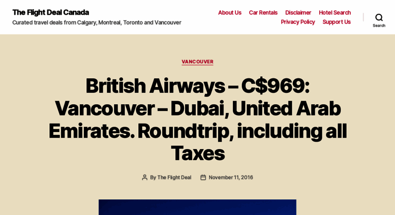 The Flight Deal >> Access Canada Theflightdeal Com The Flight Deal Canada The Flight Deal >> Access Canada Theflightdeal Com The Flight Deal Canada