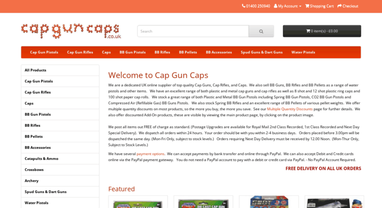 buy cap guns online