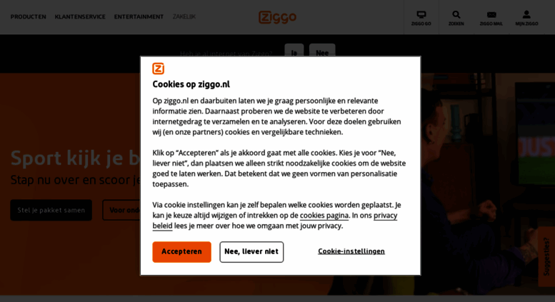 casema.nl. Je aanbieder voor Televisie, Internet | verbonden | Ziggo