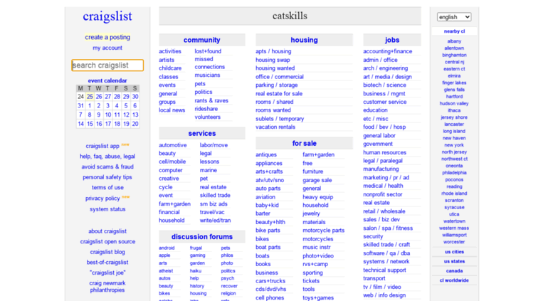 Access Catskills Craigslist Org Craigslist Catskills Jobs