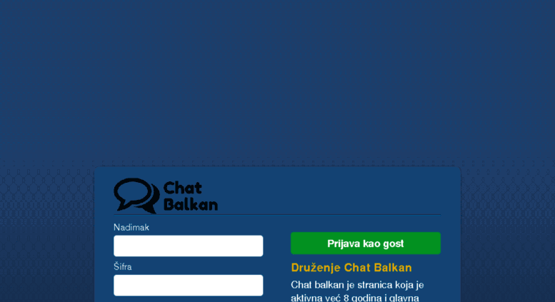 Upoznavanje balkanski chat Chat upoznavanje