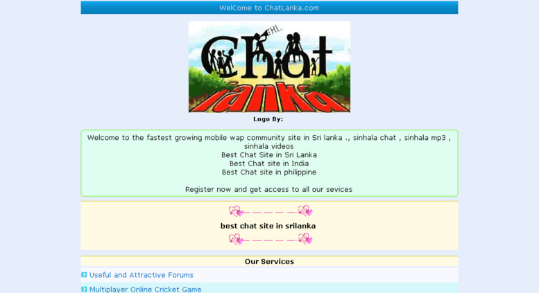 Access Chatlanka Net Chatlanka Wapmobiles Sinhala Chat