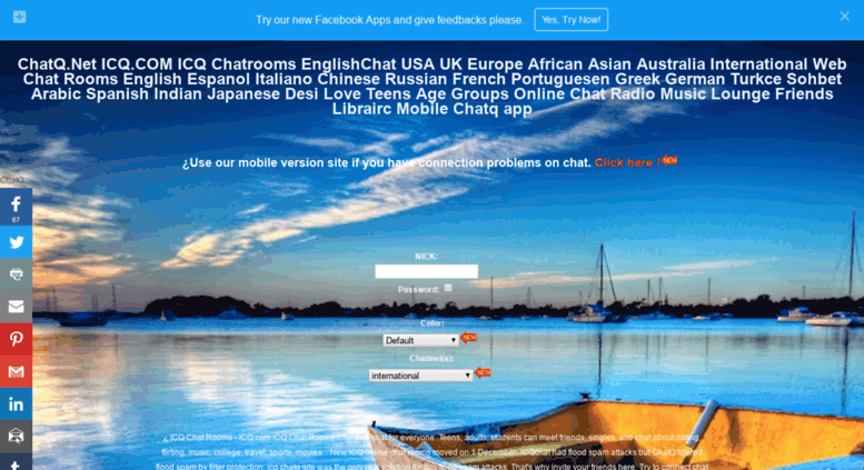 Access Chatq Net Chatq Net Icq Chat Rooms Icq Com English