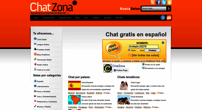 chatear gratis en espanol