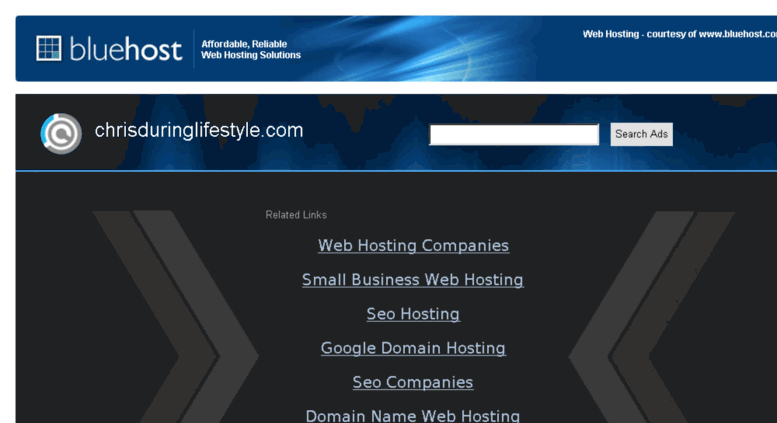 Access Chrisduringlifestyle Com Web Hosting Provider Bluehost Images, Photos, Reviews