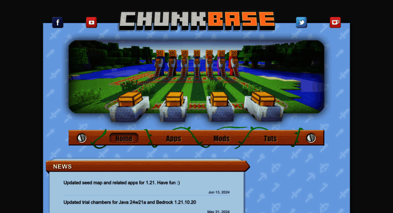 Access Chunkbase Com Chunk Base Minecraft Apps Mods And Tutorials