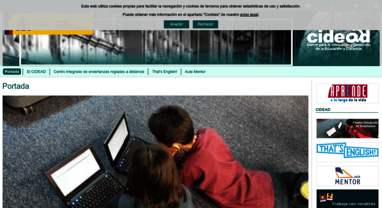 Access cidead.es. Portada - CIDEAD Centro para la Innovación y ...