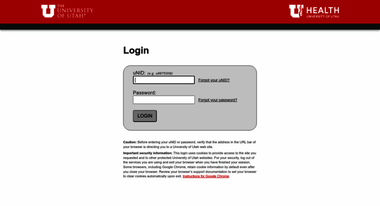 Access Cis Utah Edu University Of Utah Portal