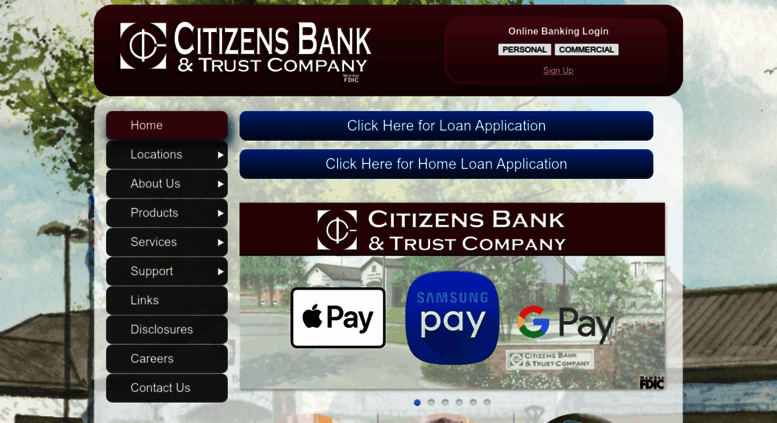 open citizens bank and trust.