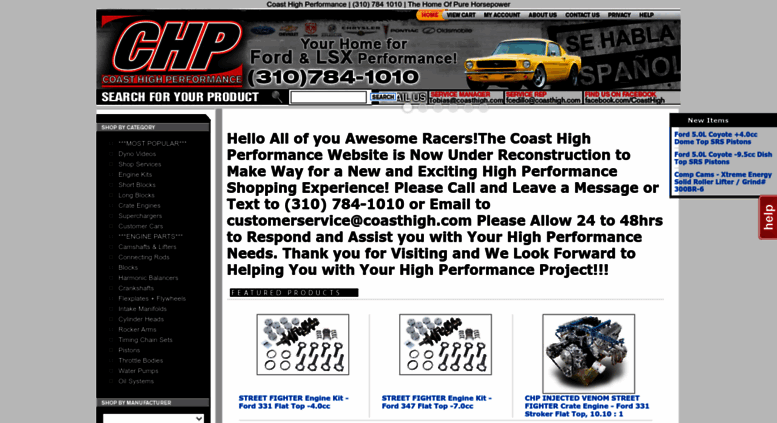 Coast High Performance >> Access Coasthigh Com High Performance Horsepower Crate Coast High Performance >> Access Coasthigh Com High Performance Horsepower Crate
