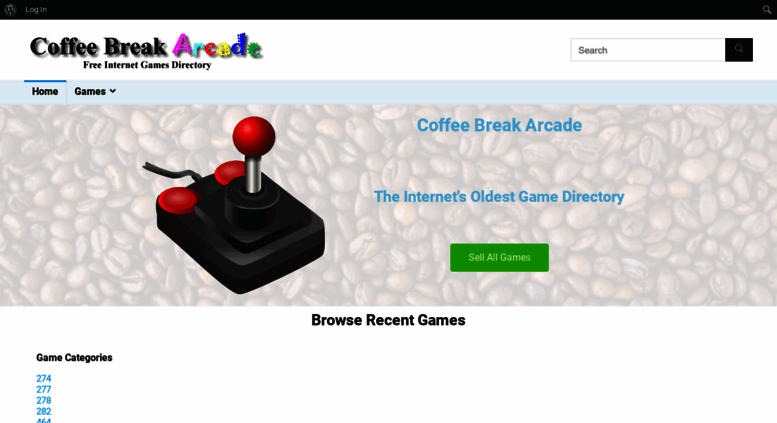 Access coffeebreakarcade.com. Free Games | Coffee Break Arcade