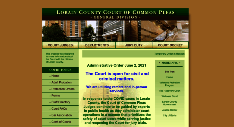 lorain county court docket