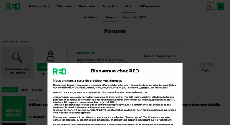 espace client sfr red box