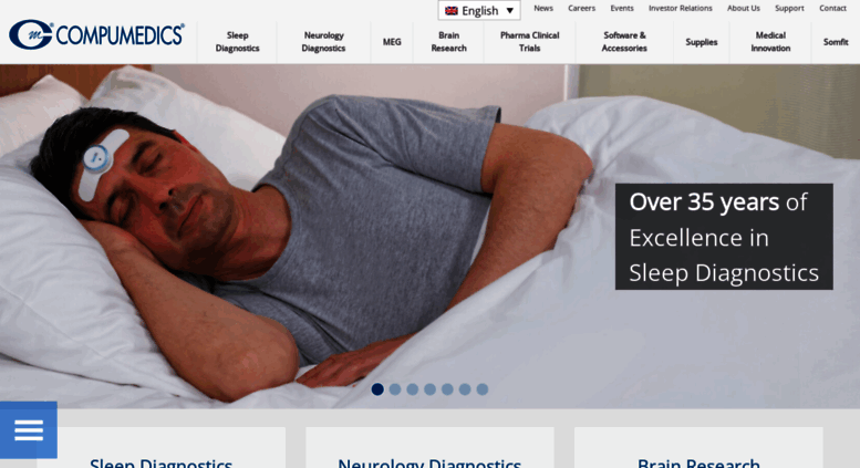 Access compumedics.com. Compumedics