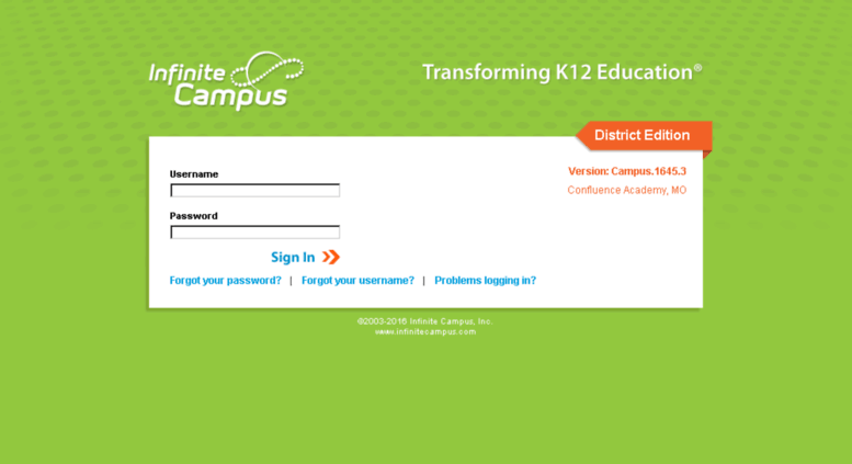 Access Confluenceacademymo infinitecampus Confluence Academy MO Login