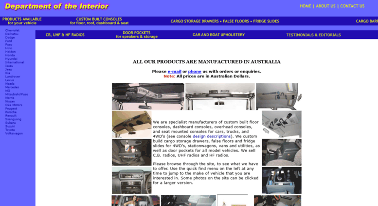 Access Consoles Com Au Department Of The Interior Car Consoles