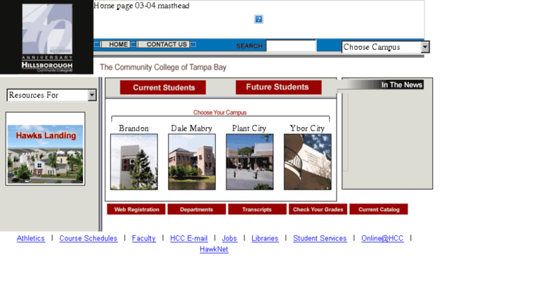 Access content.hccfl.edu. Hillsborough Community College Home Page