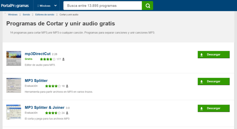 Access Cortar Audioportalprogramascom Programas De Cortar