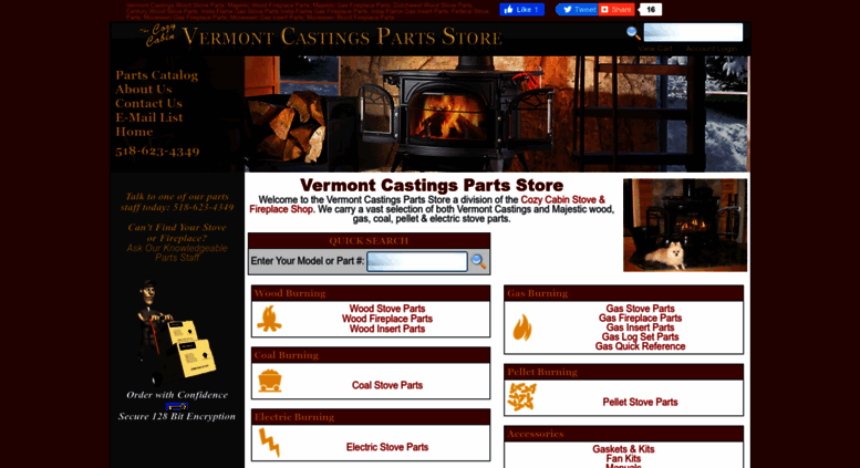 Access Cozycabinstoveandfireplaceparts Com Vermont Castings Parts