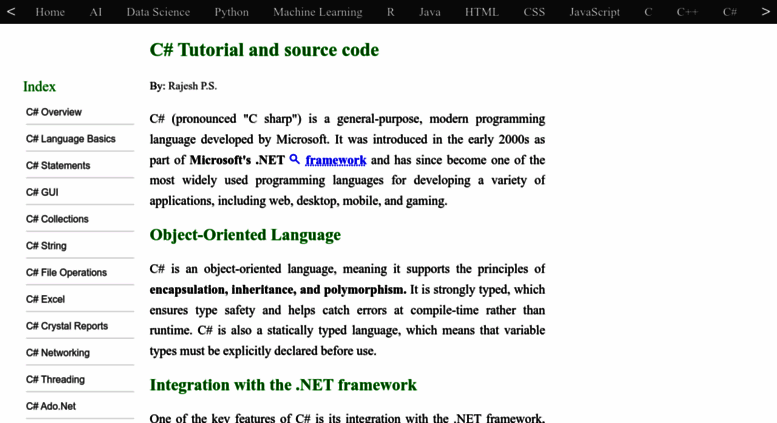 Access csharp net-informations com C# Tutorial , C# Help