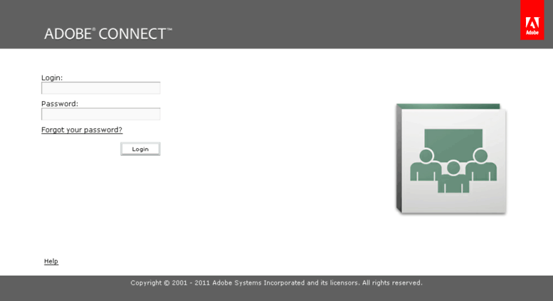 adobe connect central log in