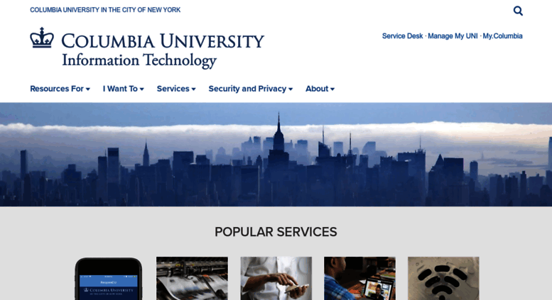 Access Cuit Columbia Edu Columbia University Information Technology