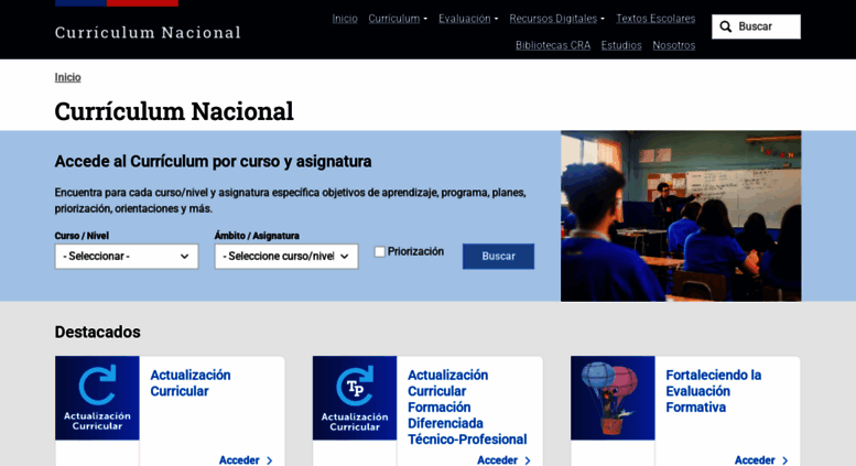 Access Curriculumnacionalcl Inicio Curriculum Nacional Mineduc Chile