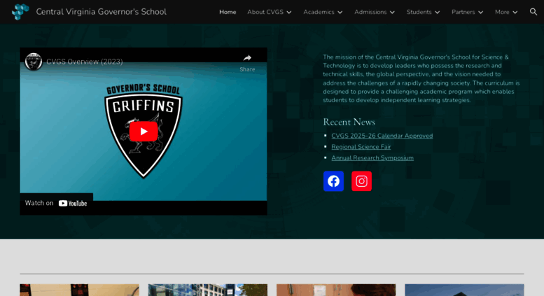 Access cvgs.k12.va.us. Welcome | Central Virginia Governor's School for