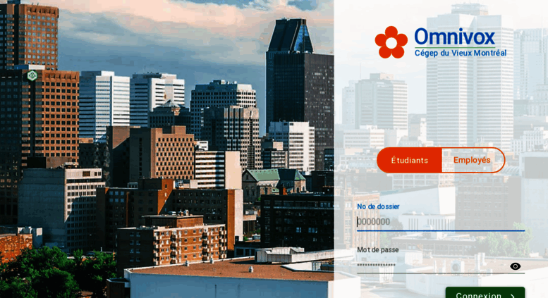 Access cvm.omnivox.ca. Omnivox  Cégep du Vieux Montréal
