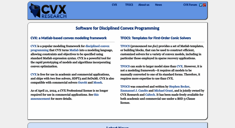 cvx download