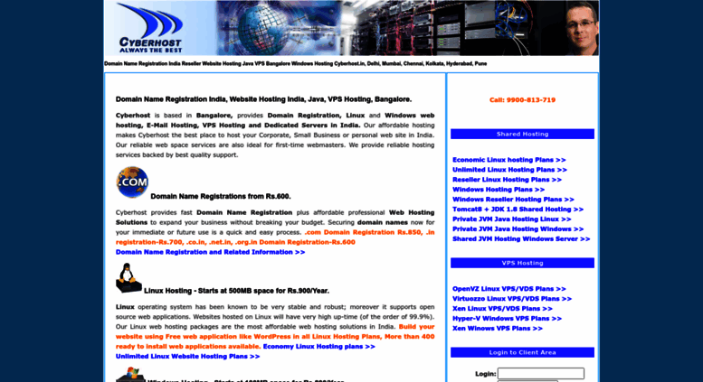 Access Cyberhost In Domain Name Registration India Reseller Images, Photos, Reviews