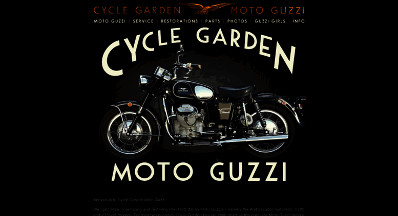 cycle garden guzzi girl