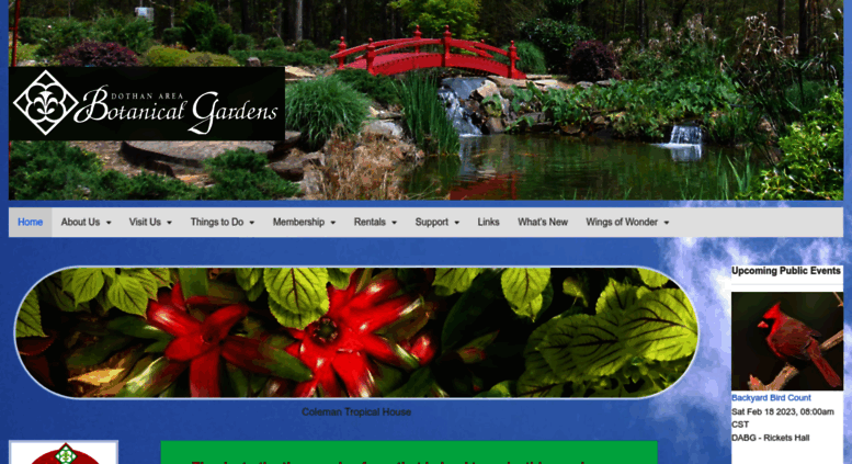 Access Dabg Com Dothan Area Botanical Gardens