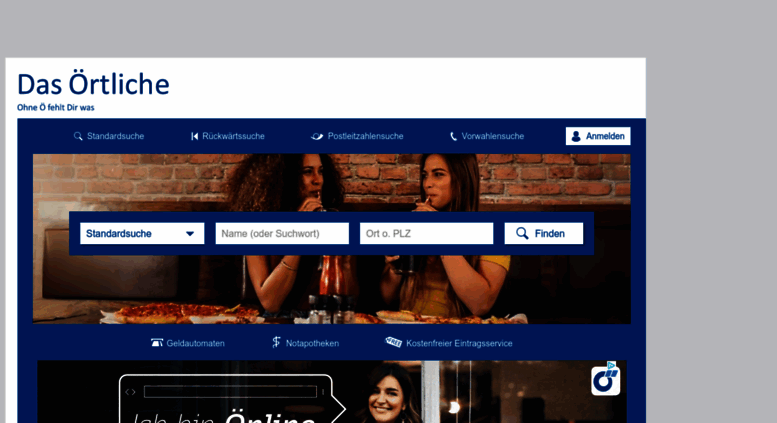 Access Dasoertliche.de. Das Örtliche Telefonbuch | Telefonnummern ...