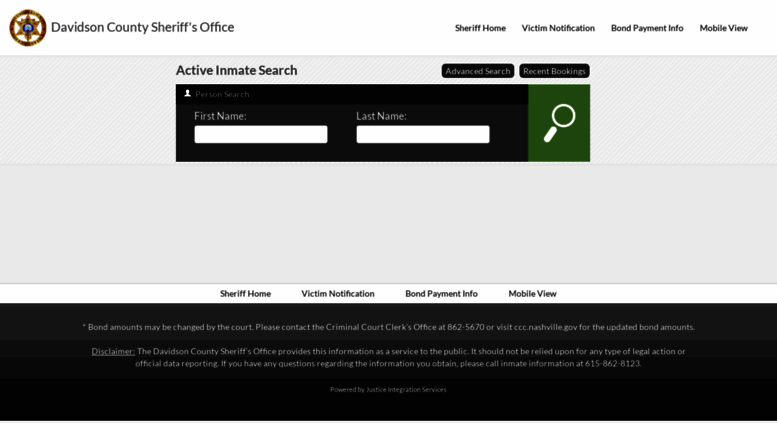 Dcso Active Inmate Search