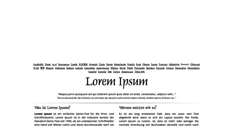 Access de.lipsum.com. Lorem Ipsum - All the facts - Lipsum generator