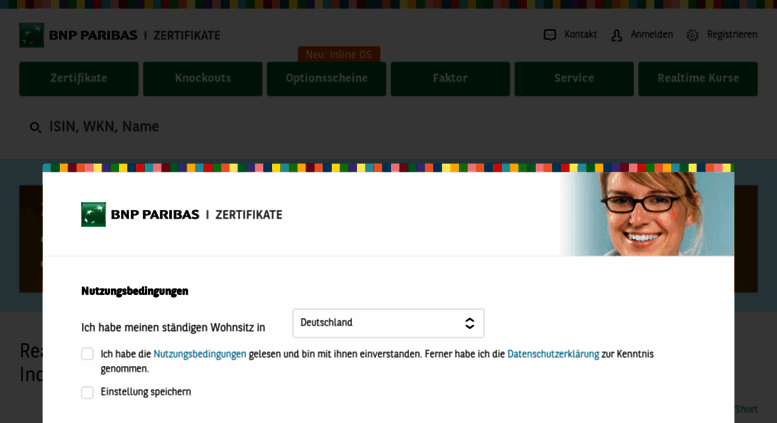 Access Derivate Bnpparibas Com Bnp Paribas Zertifikate