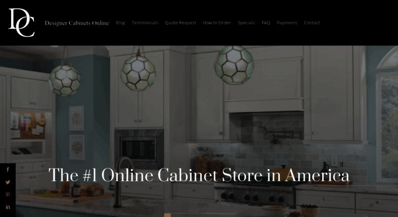 Access Designercabinetsonline Designer Cabinets Online Designercabinetsonline Screenshot