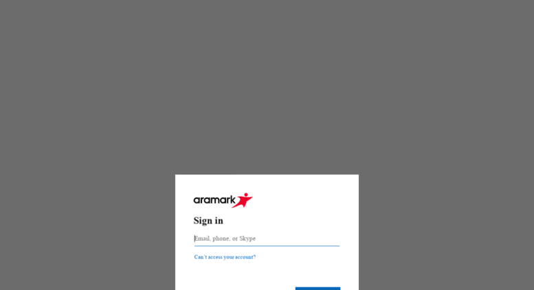 Access Developleaders aramark Aramark Login