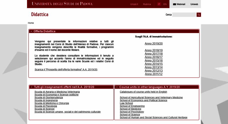 Didattica Unipd Dissemination & Publications Western Norway
