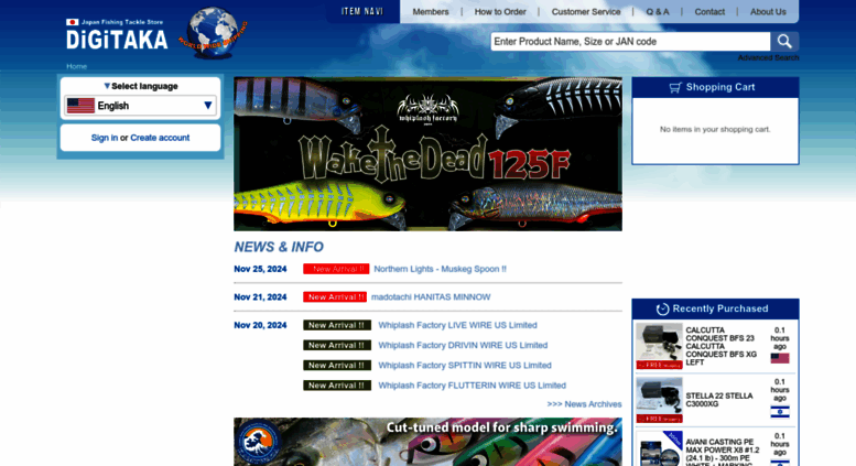 digitaka fishing
