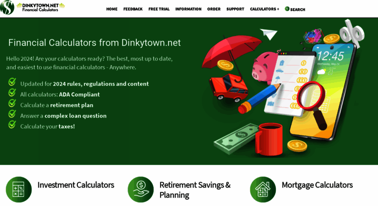 financial calculators dinkytown