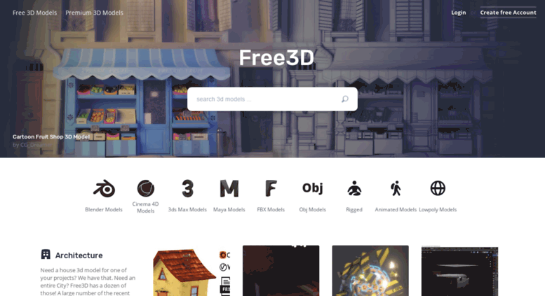 Access Direct Tf3dm Com 3d Models For Free Free3d Com