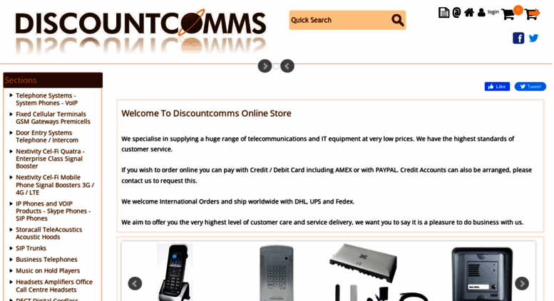 Access Discountcomms Co Uk Discountcomms Buy Telephone