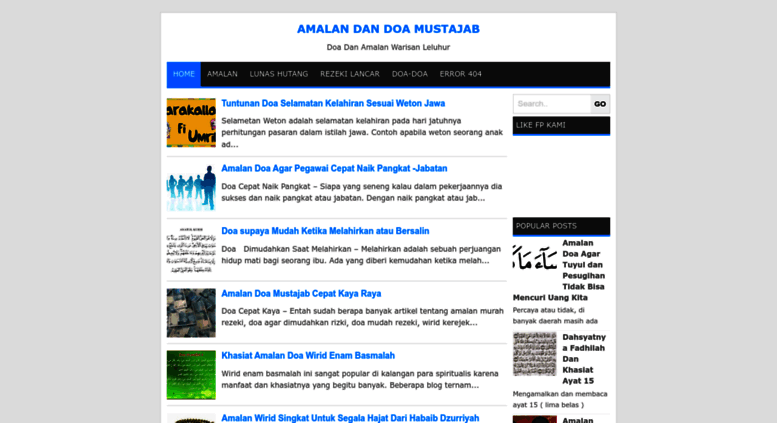 Access Doa Idblogspotcoid Amalan Dan Doa Mustajab