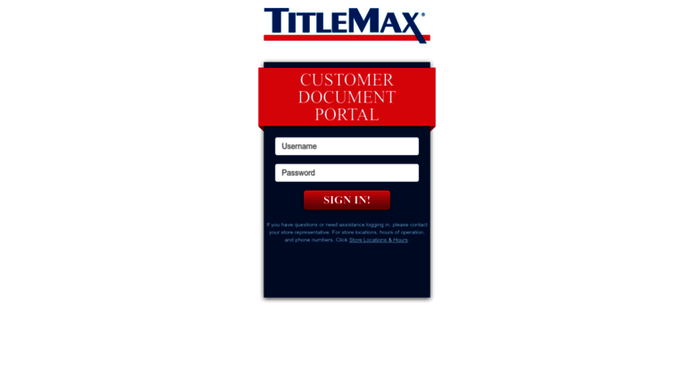 Titlemax Payment Chart